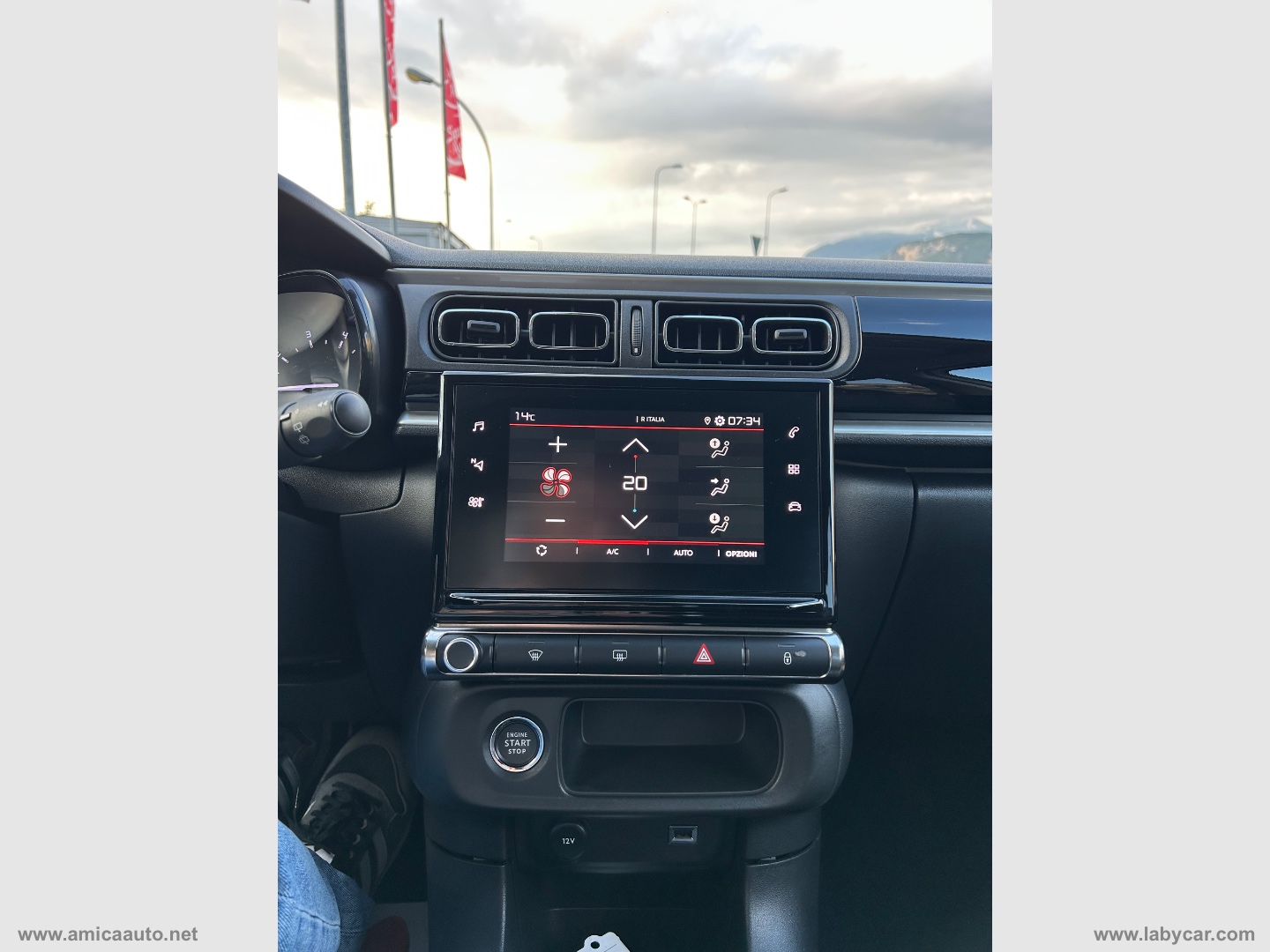 C3 PureTech 83 S&S Shine VERNICE BICOLORE - BIANCO/TETTO NERO - immagine 24