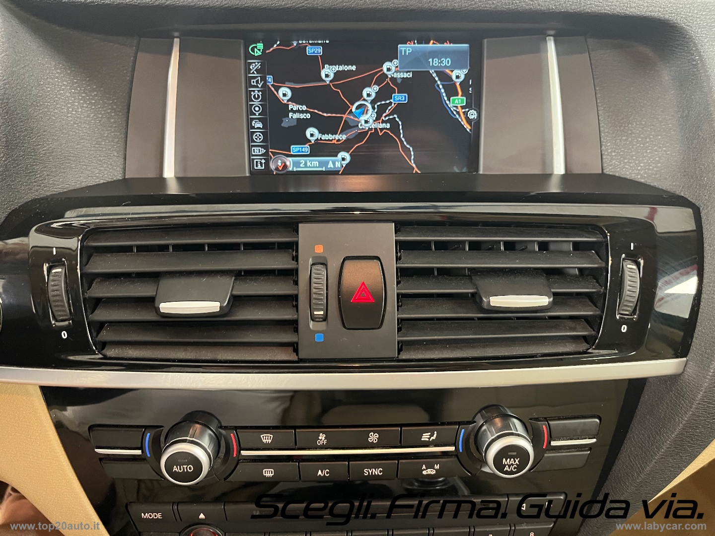 X3 XDrive20d XLine|PELLE TOTALE|8 GOMME - immagine 24