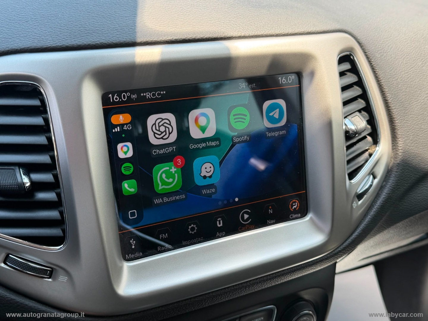 Compass 1.6 Mjt II 2WD Longitude AFFARE! - immagine 24