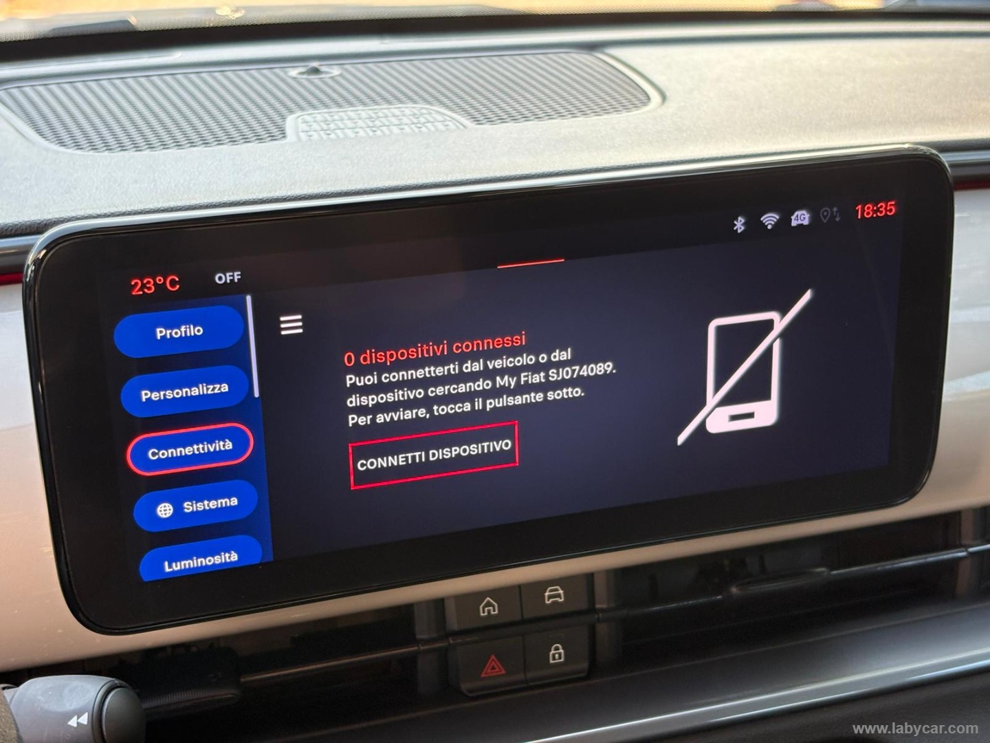 Fiat 600 Hybrid 145 CV DCT MHEV Icon - Immagine 25