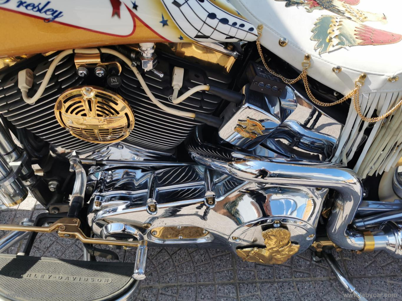 Softail DELUXE Trasf. CARB./GRAFICA ELVIS RATE AUTO MOTO SCOOTER - immagine 25