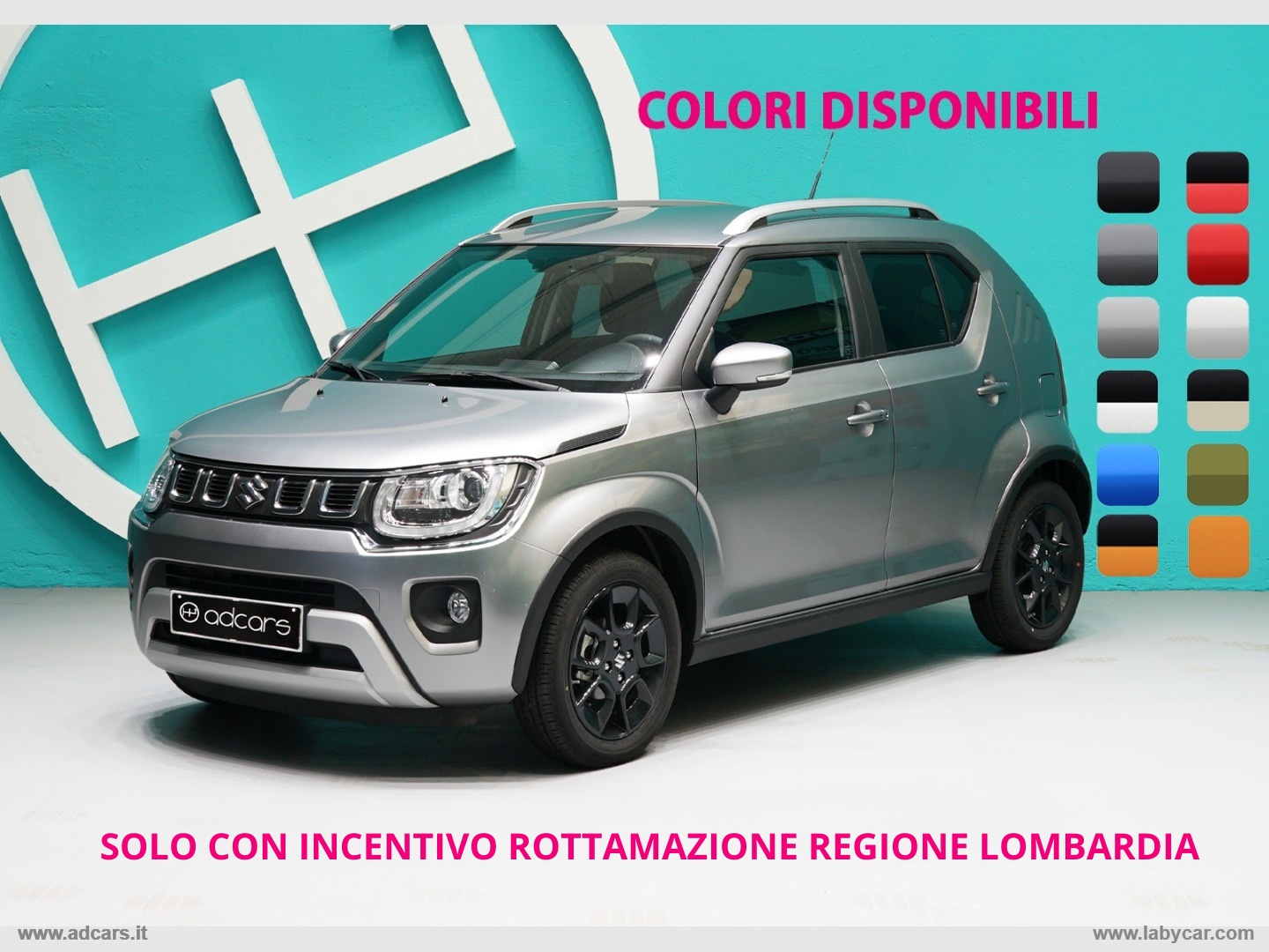 SUZUKI Ignis 1.2 Hybrid Top SIAMO SUZUKI POINT!! DIVERSI COLORI DISPONIBILI
