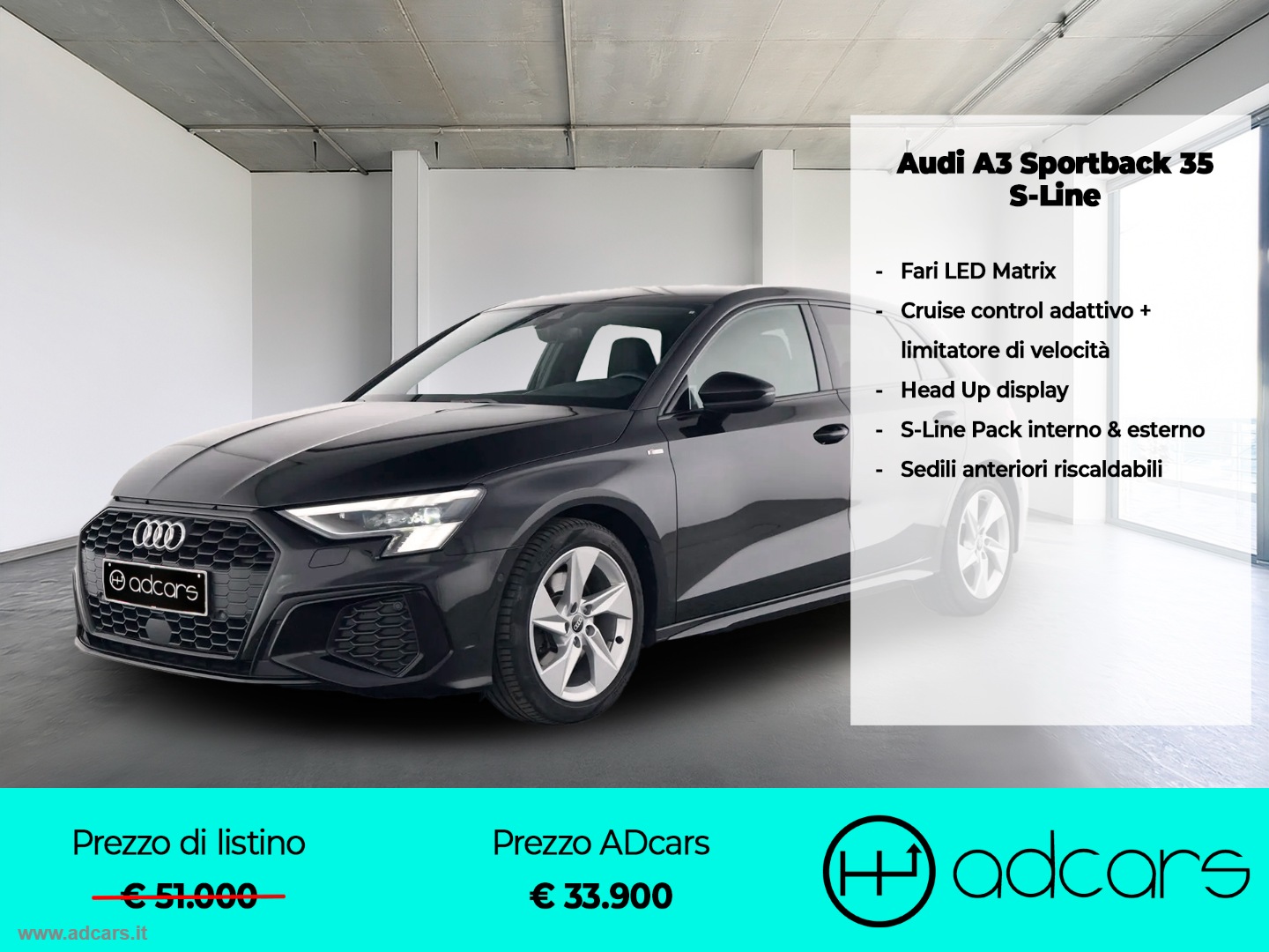 AUDI A3 SPB 35 TDI S tronic S line edition 