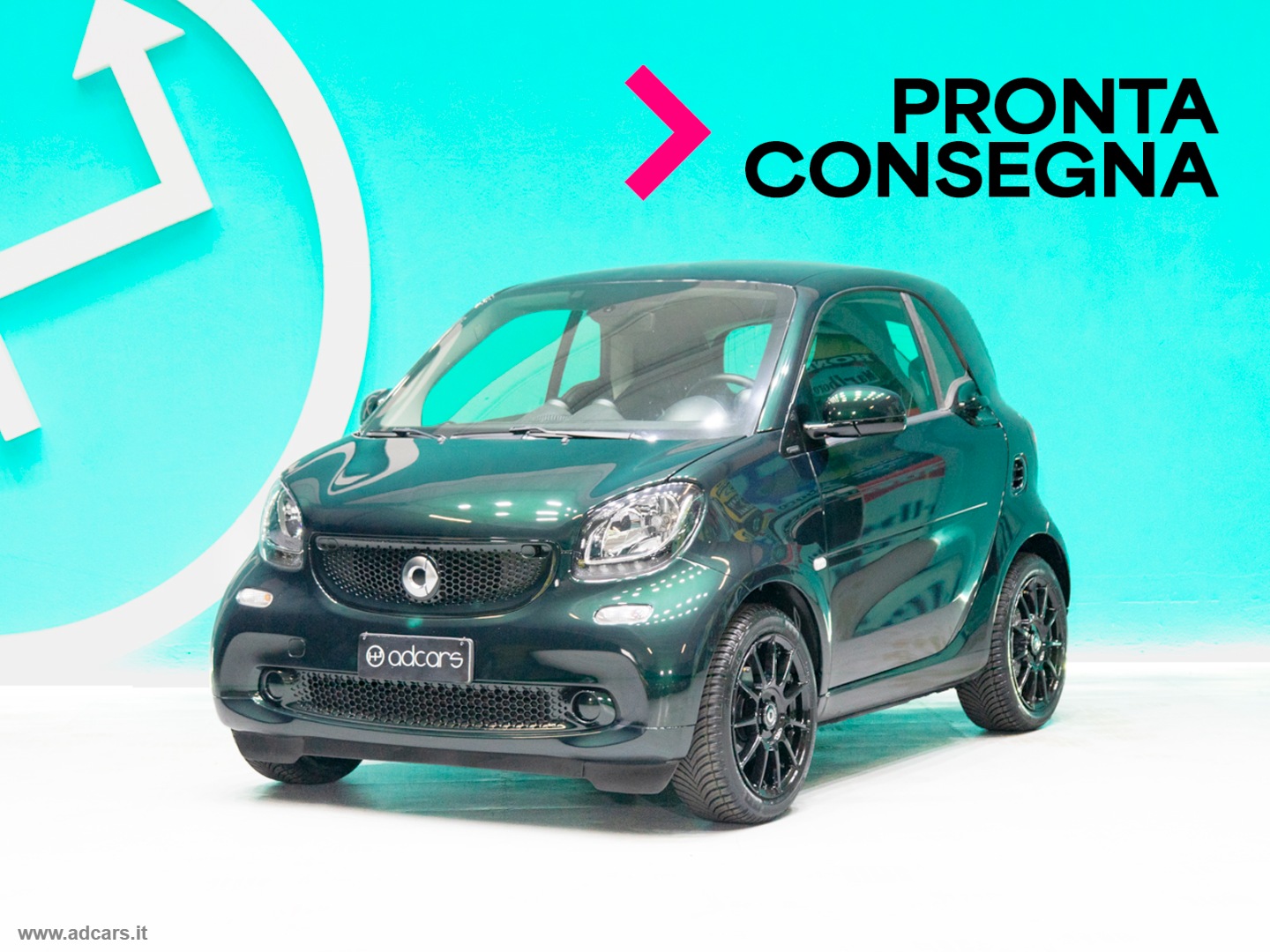 SMART fortwo 90 0.9 Turbo Passion VERDE BRITISH INTROVABILE!!