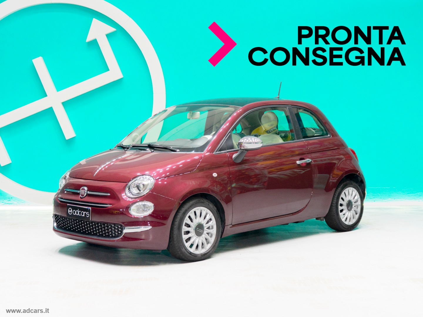 FIAT 500 1.0 Hybrid Lounge COLORE RARISSIMO!! 1 PROPRIETARIO