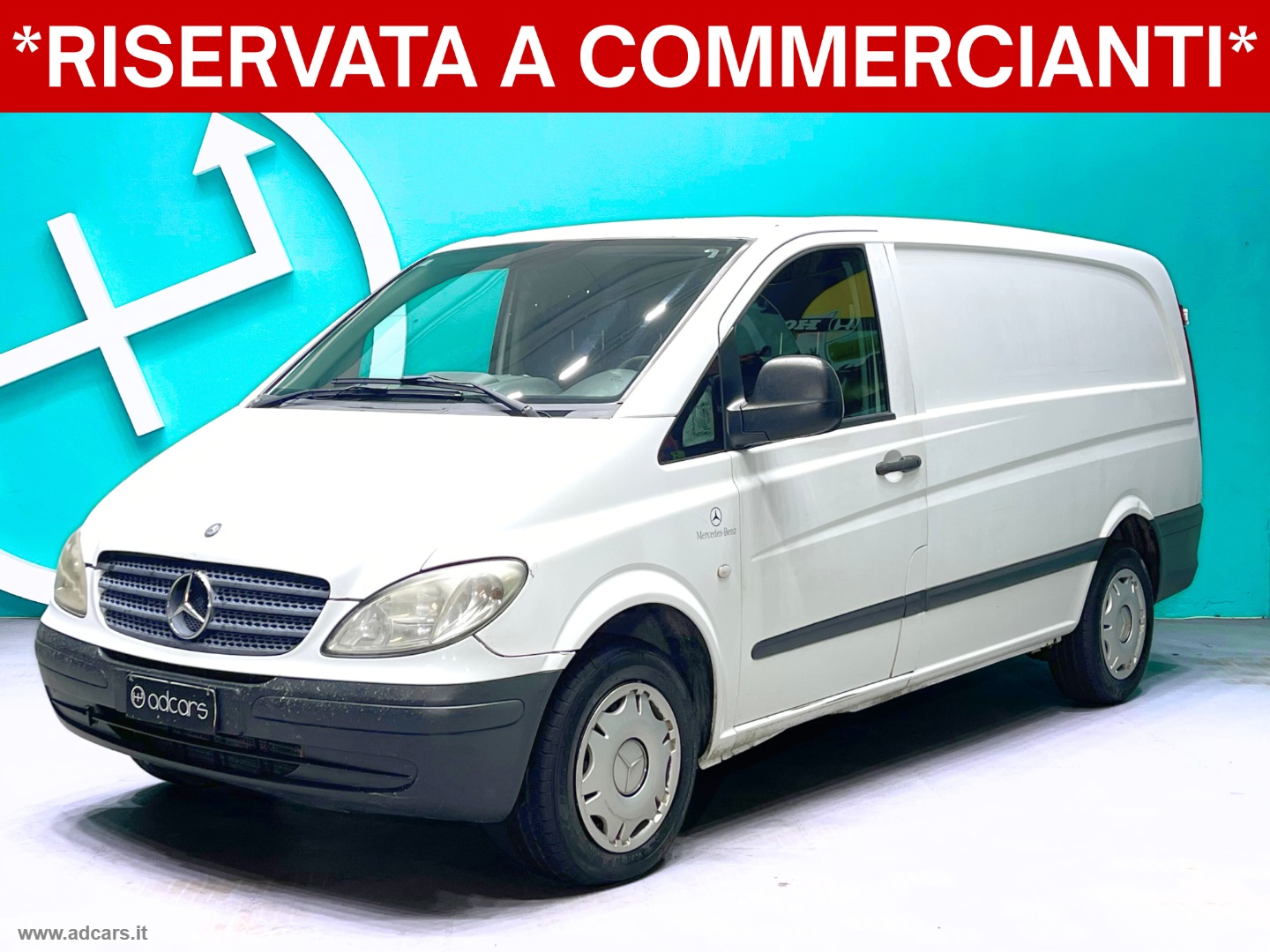 MERCEDES-BENZ Vito 2.2 111 CDI PC-SL-TA Furgone Long *VENDITA RISERVATA A COMMERCIANTI*MOTORE REVISIONATO