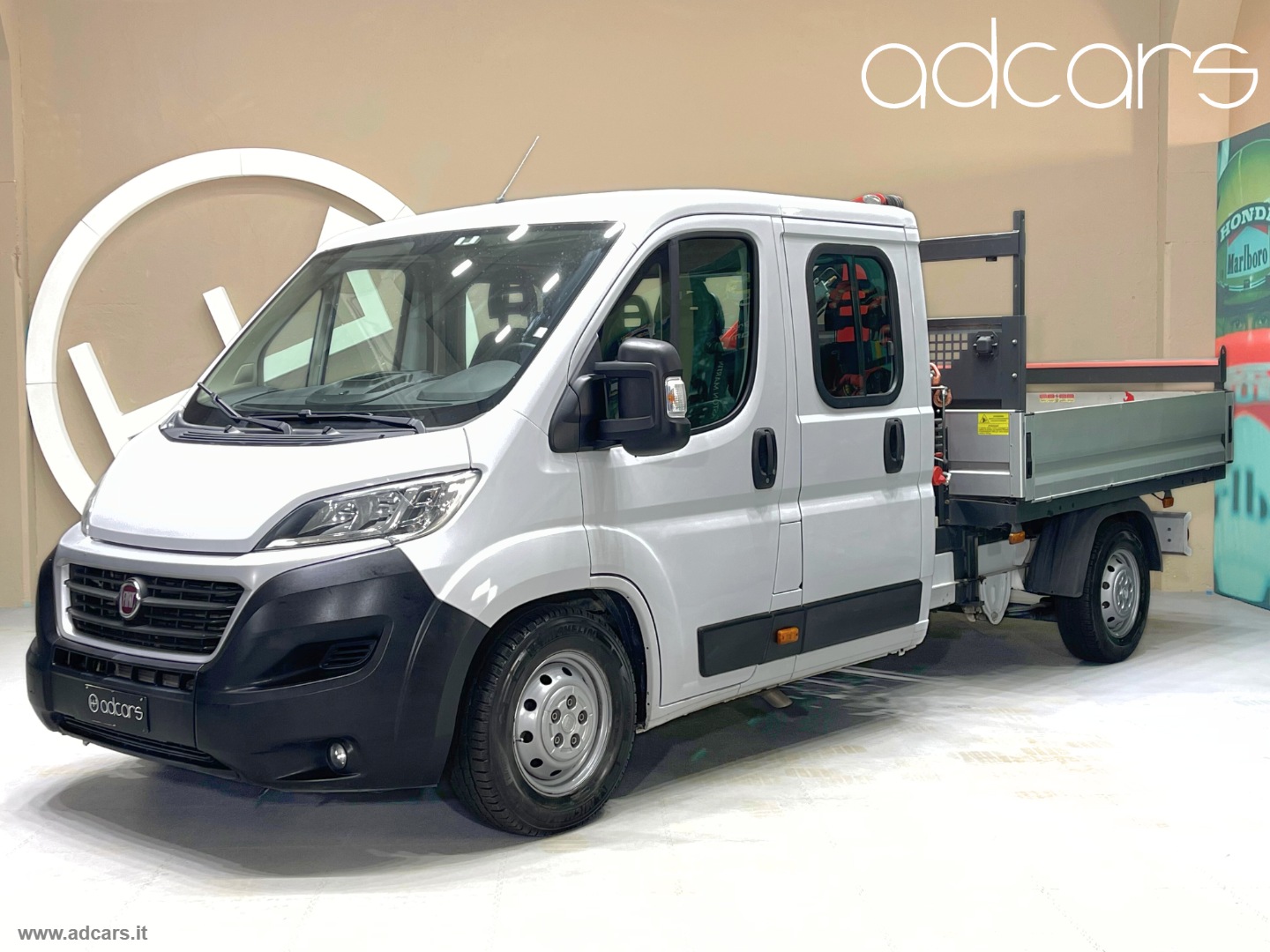 FIAT Ducato 33 2.3 MJT 130CV PLM-DC Cabinato *7 POSTI*GRU FASSI*