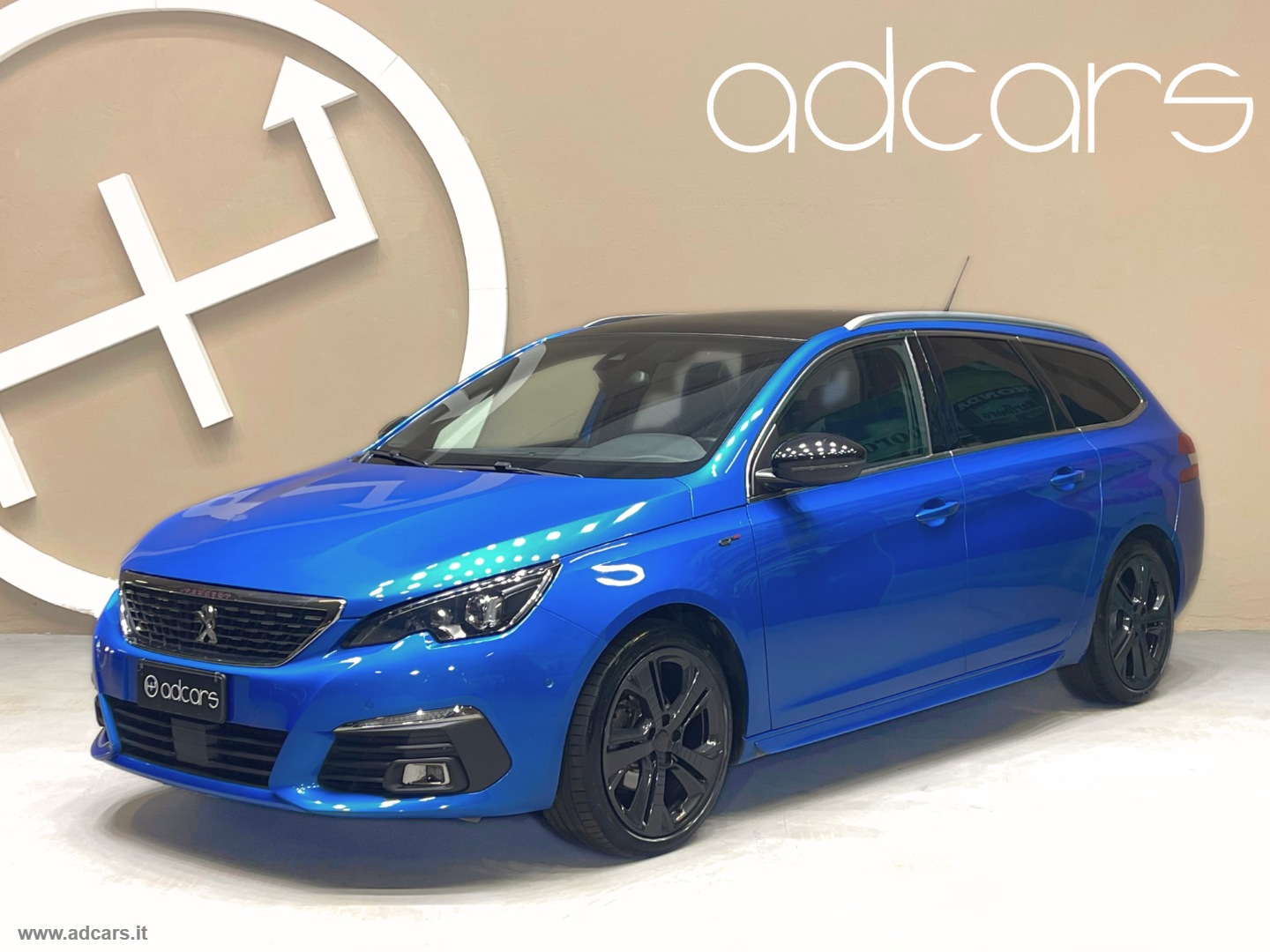 308 BlueHDi 130 S&S EAT8 SW GT Line *BOOK SERVICE PEUGEOT*TETTO PANORAMICO*                