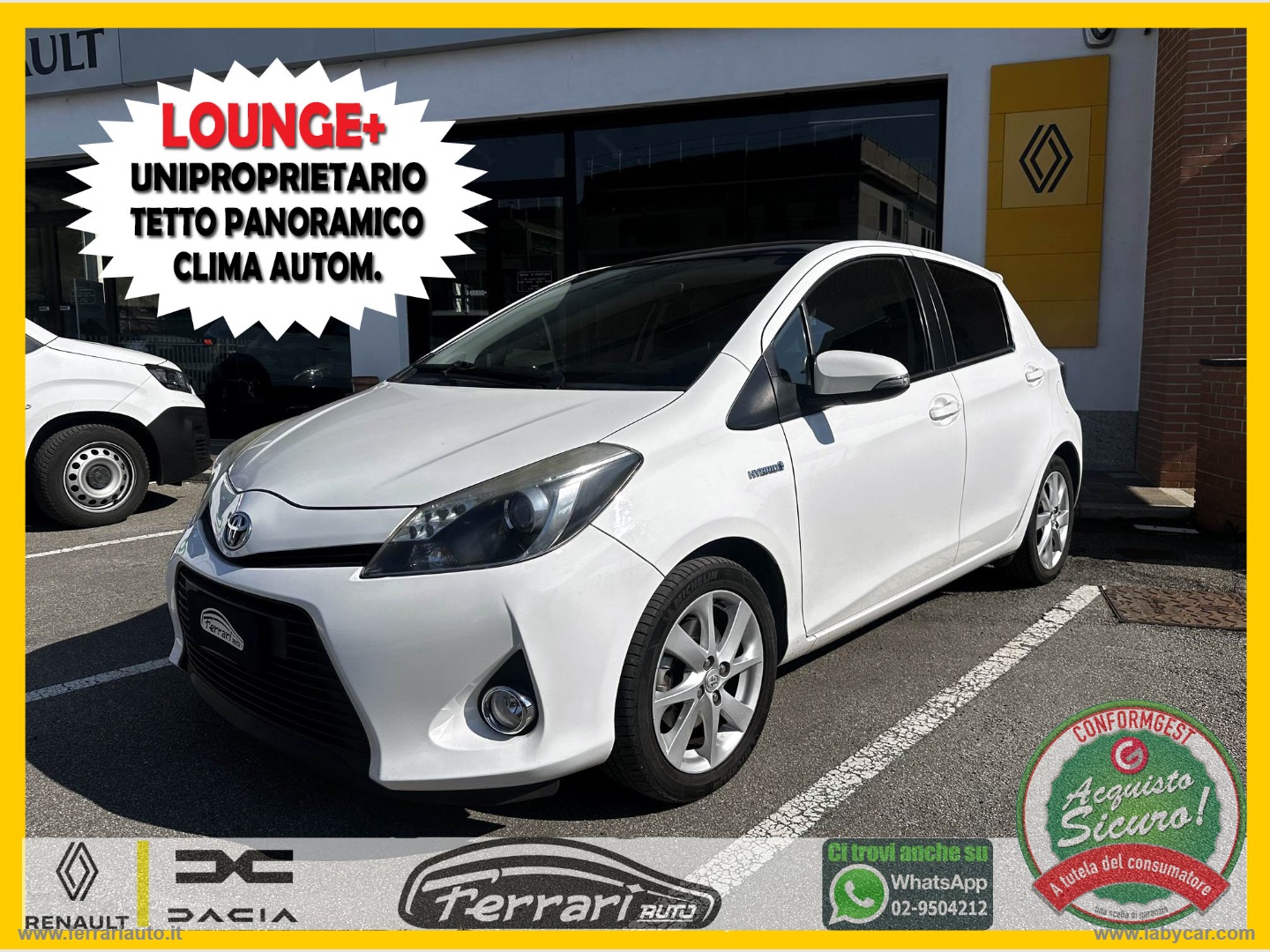 Yaris 1.5 Hybrid 5p. Lounge +                                                        