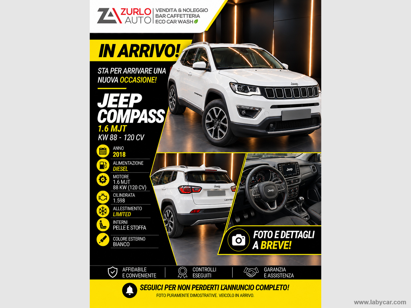 Compass 1.6 Mjt II 2WD Limited