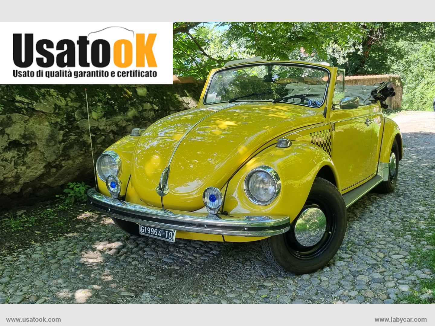 Maggiolino CABRIOLET VOLKWAGEN MAGGIOLINO CABRIOLET VETRO PIATTO            