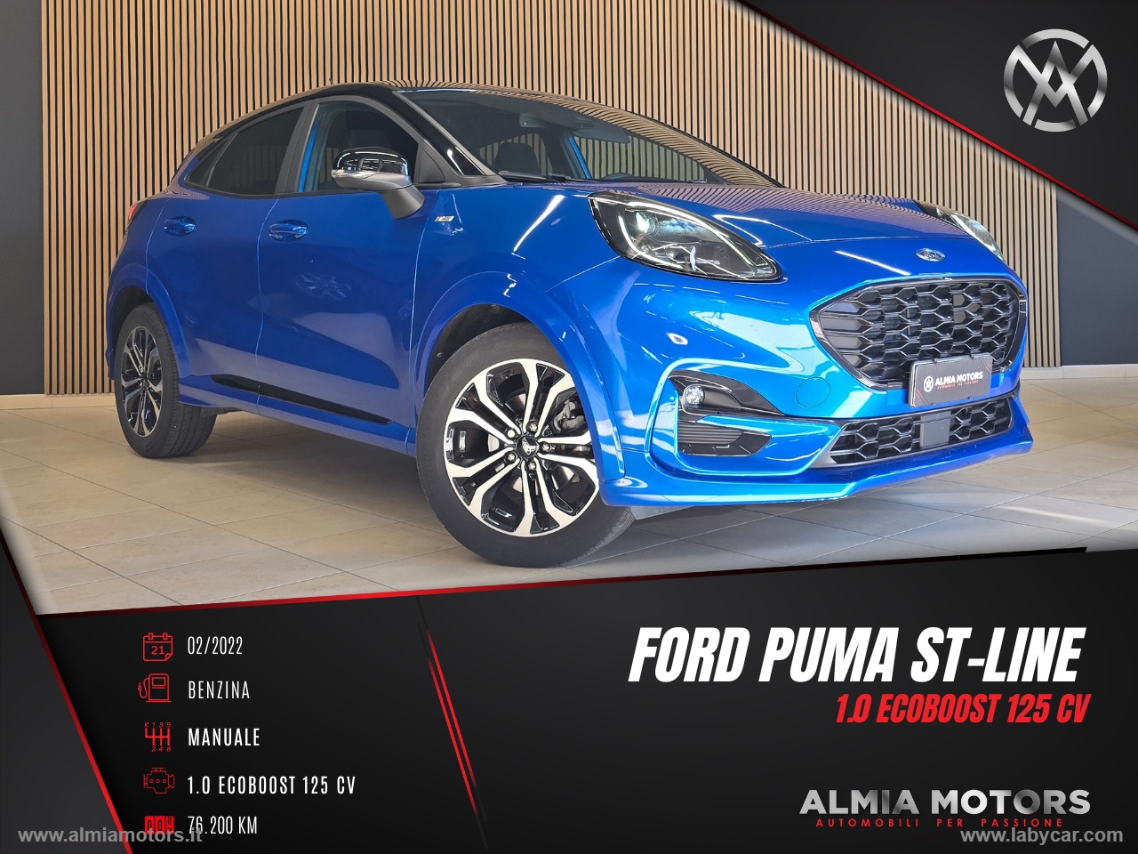 Puma 1.0 EcoBoost Hyb. 125 CV ST-L.                                                        