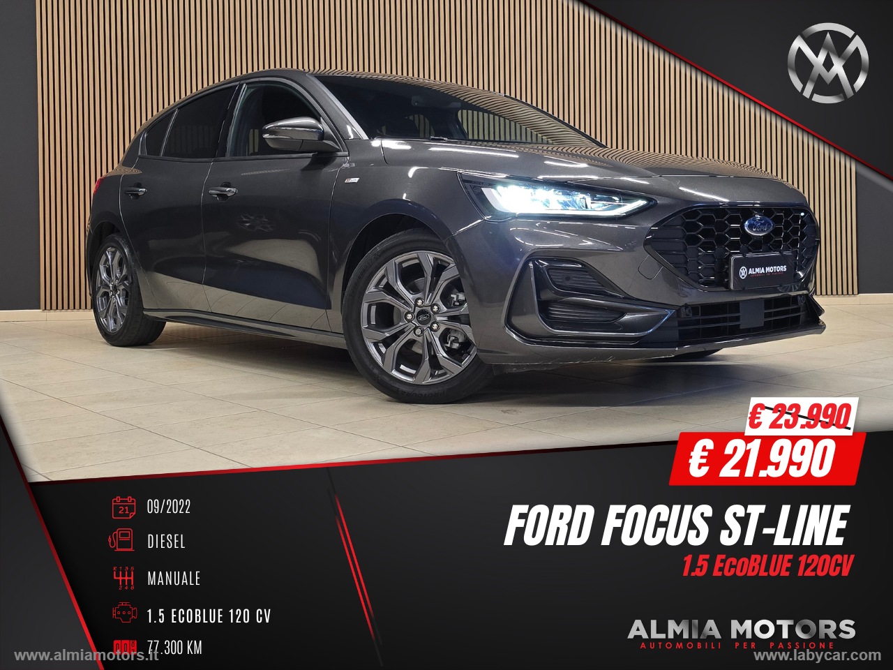 Focus 1.5 EcoBlue 120CV 5p. ST Line                                                        