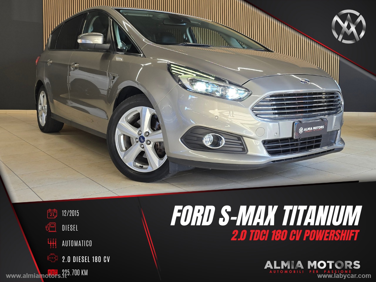 S-Max 2.0 TDCi 180 CV S&S Pow. Tit. Bs.                                                        