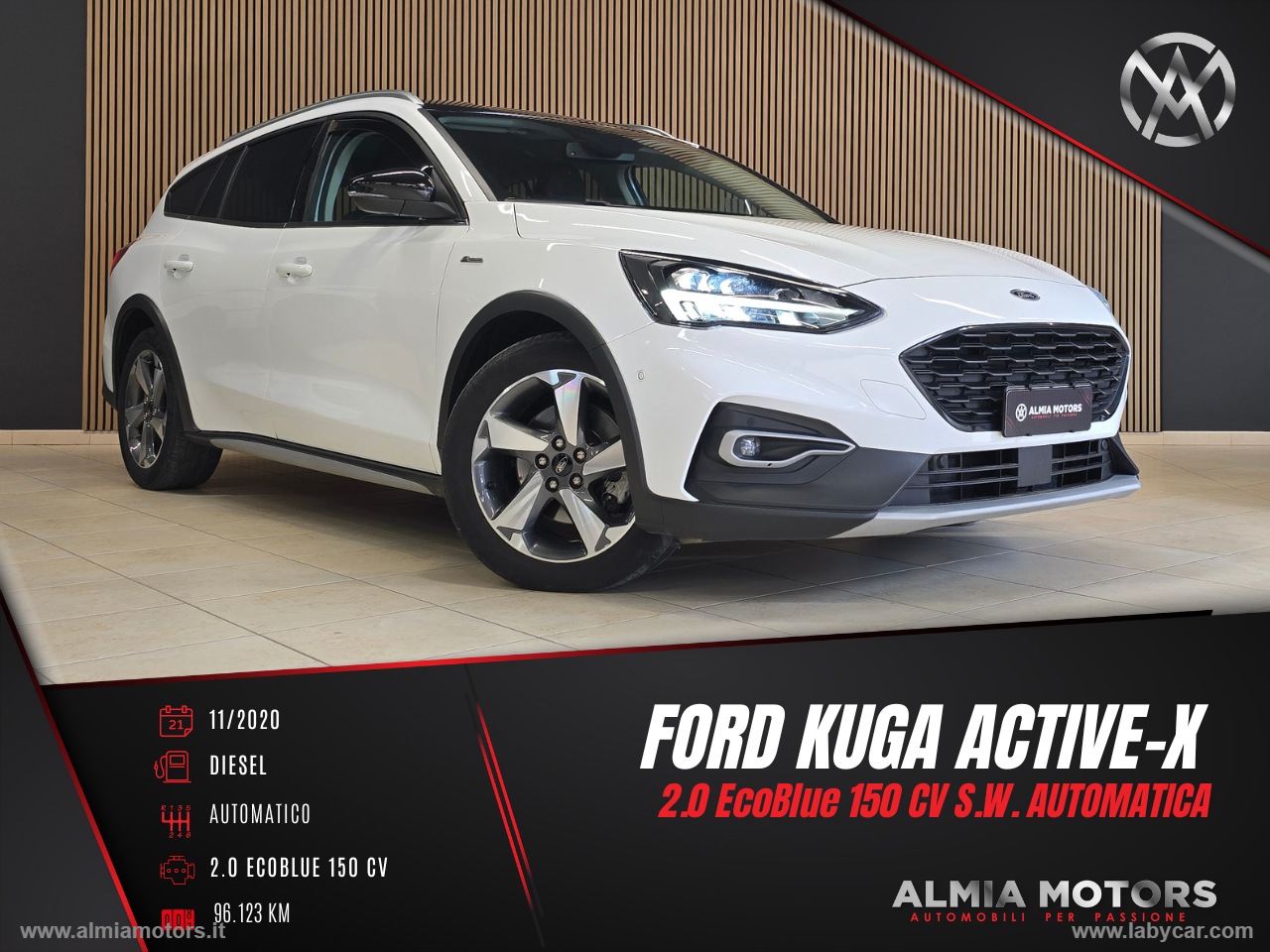 Focus 2.0 E.Bl. 150CV aut. SW Ac.X Co-P                                                        