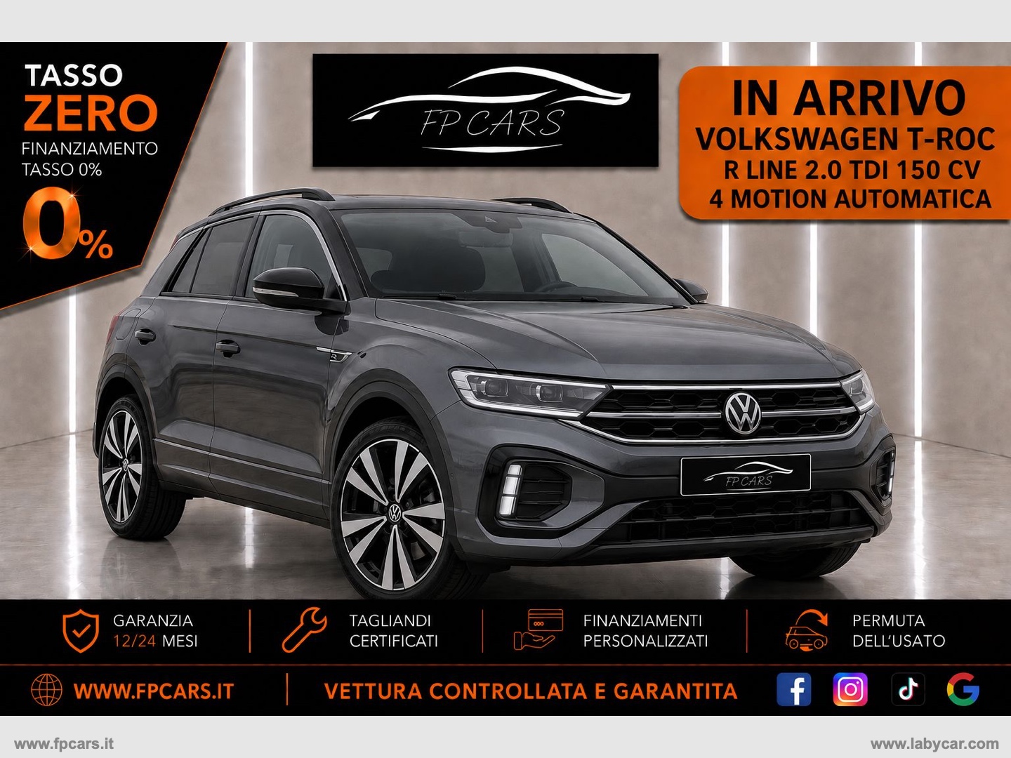 T-Roc 2.0 TDI SCR 150CV DSG 4MOT. R-Line                                                        