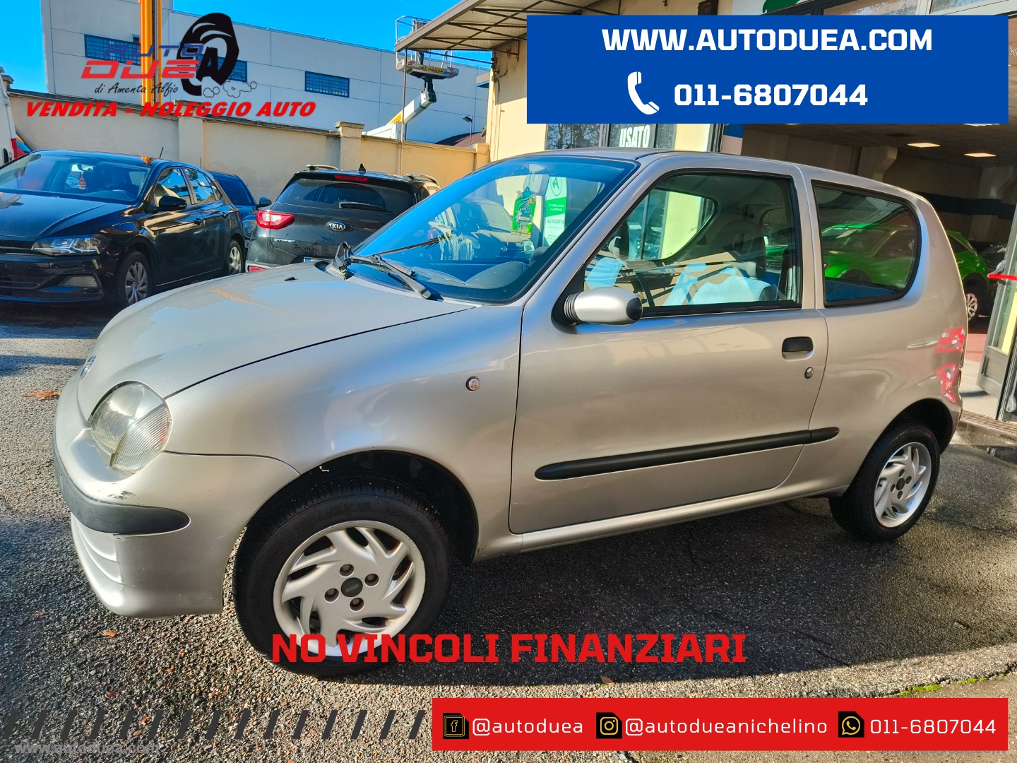 FIAT 600 1.1 ARIA CONDIZIONATA + IDROGUIDA                          