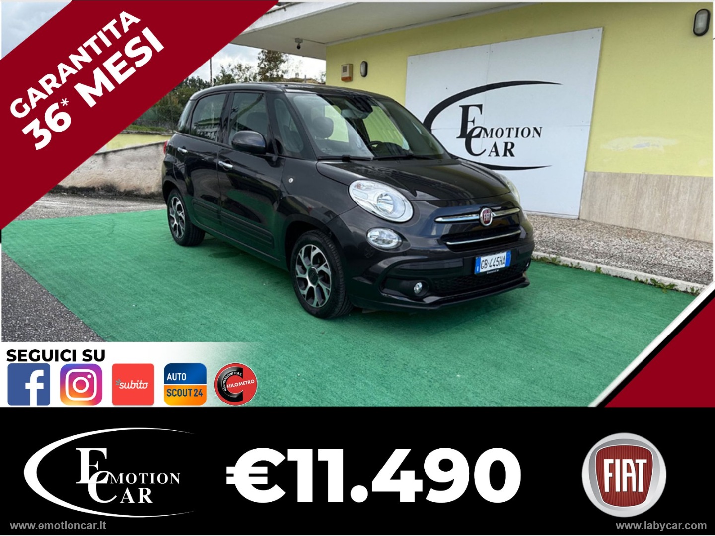 500L 1.3 MJT 95 CV Dualogic Business - 2020                                                 