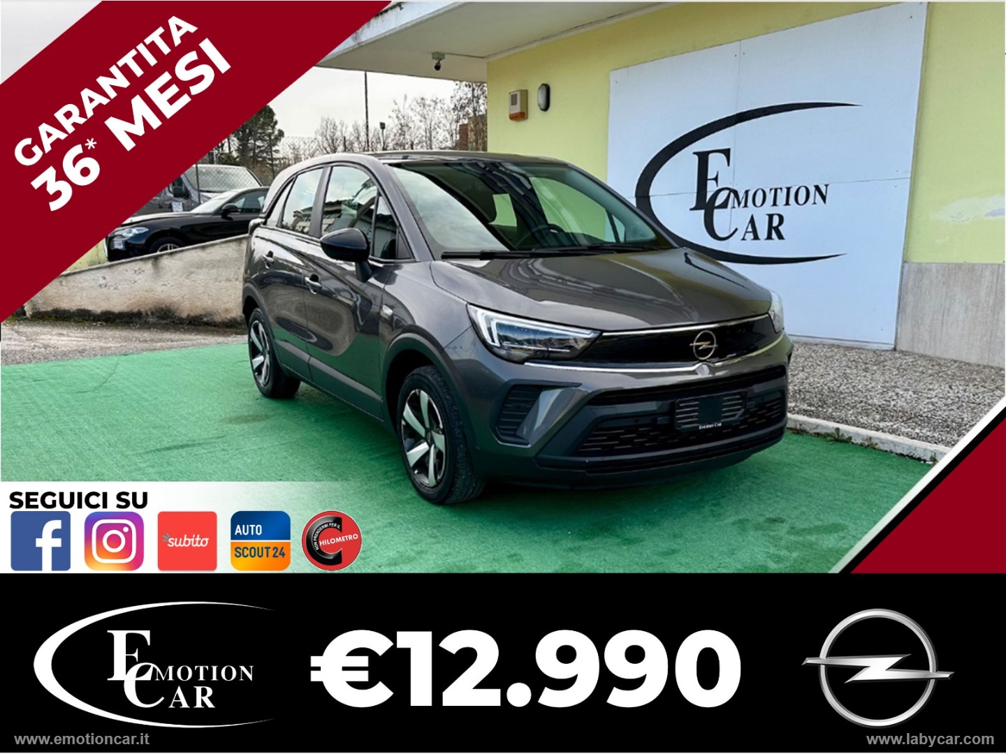 Crossland 1.2 12V S&S Edition - 2022                                                 