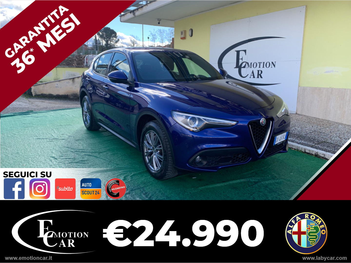 Stelvio 2.2 T.d. 190 CV AT8 Q4 Sup. Bus. - 2022                                                 