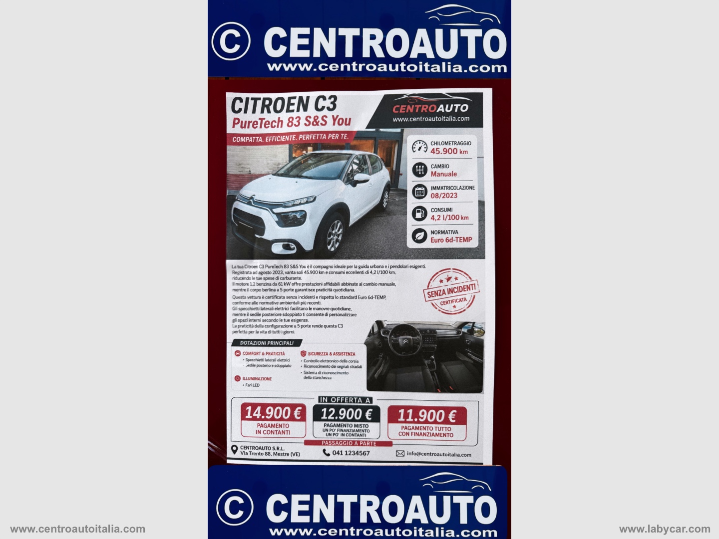 CITROEN C3 PureTech 83 S&S You 
